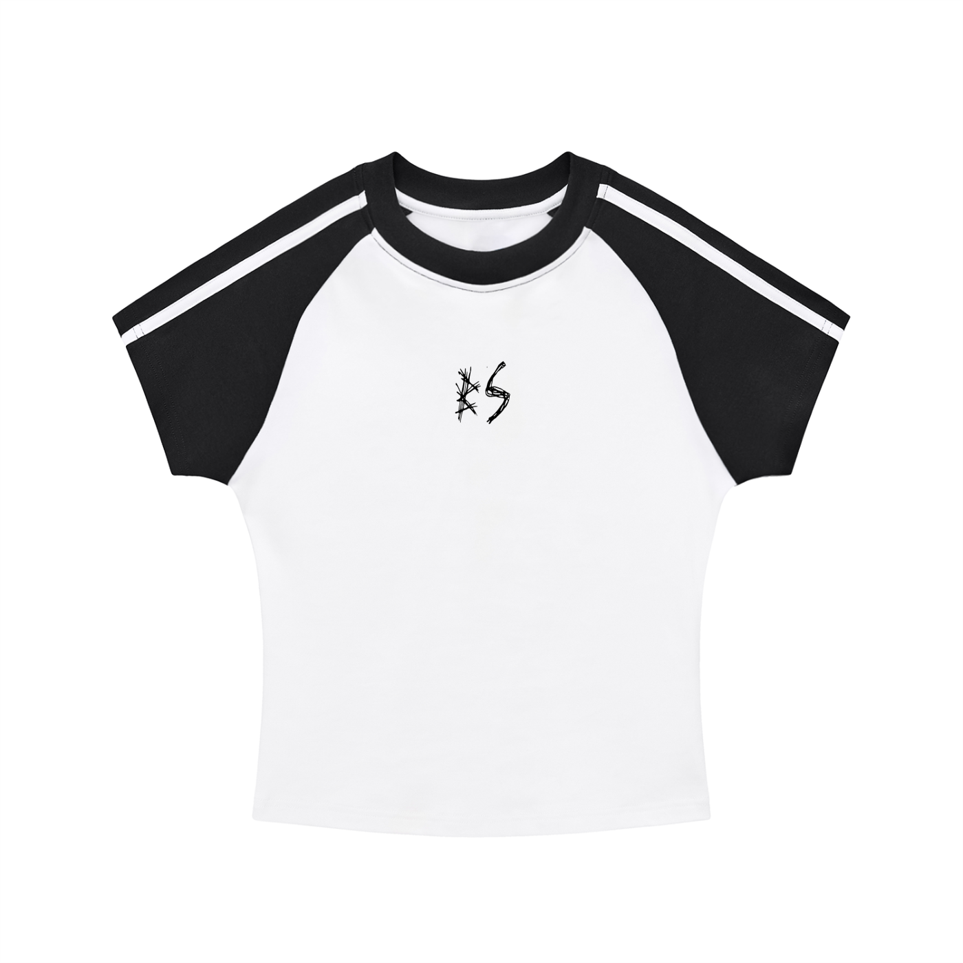 BS Raglan Sleeve Crop Top