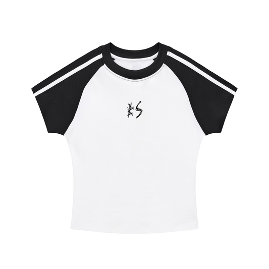 BS Raglan Sleeve Crop Top
