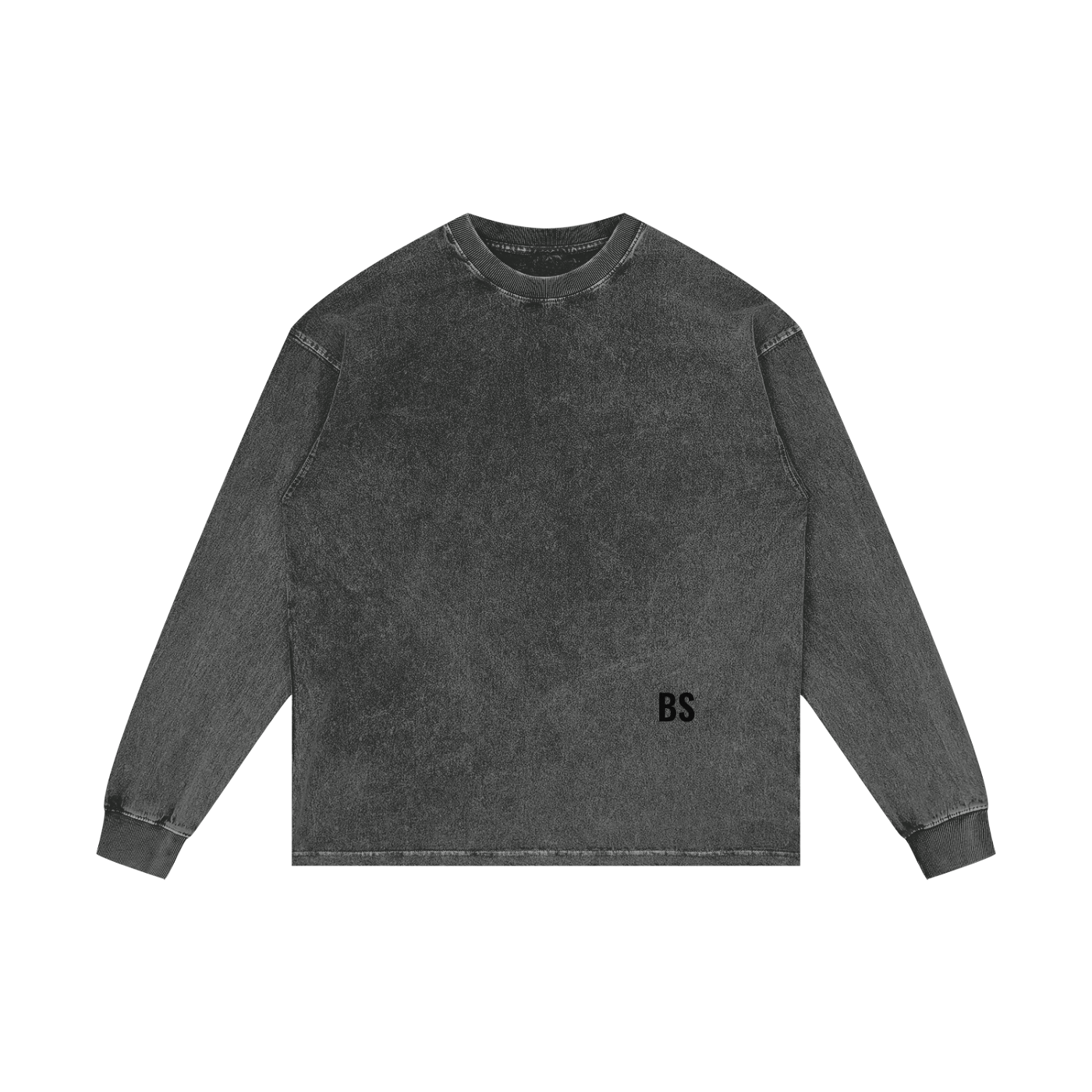 Acid Wash Oversize Long Sleeve T