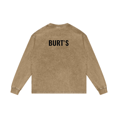 Acid Wash Oversize Long Sleeve T